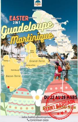 EASTER 2 IN 1 GUADELOUPE MARTINIQUE