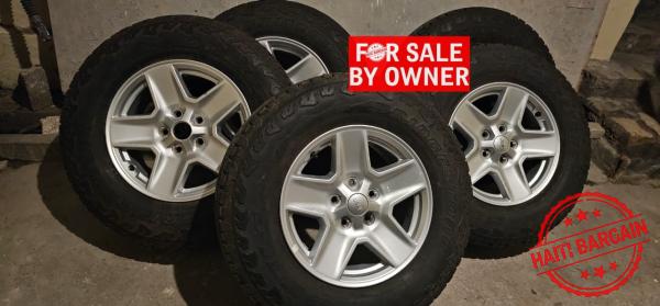 4 RIMS & TIRES  * FOR SALE BY OWNER *
