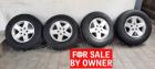 4 JEEP RIMS & TIRES * FOR SALE BY OWNER *