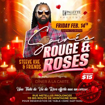 SOIRÉE ROUGE ET ROSES