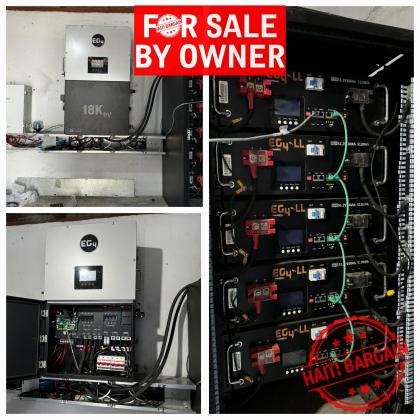 1 INVERTER & LITHIUM BATTERIES (40.96 KWH)