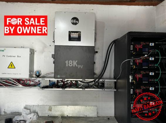 1 INVERTER & LITHIUM BATTERIES (40.96 KWH)