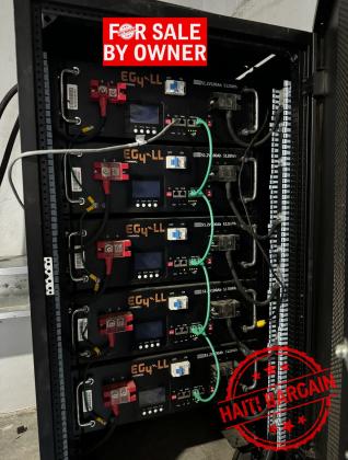 1 INVERTER & LITHIUM BATTERIES (40.96 KWH)