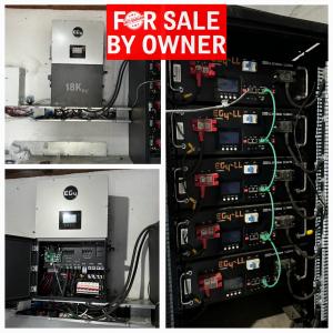 1 INVERTER & LITHIUM BATTERIES (40.96 KWH)