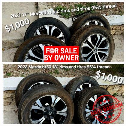 TIRES & RIMS SET  * For Sale By Owner *