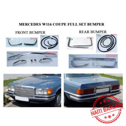 Mercedes W116 EURO Style (1972-1981) Bumpers new