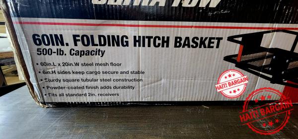 FOLDING HITCH BASKET