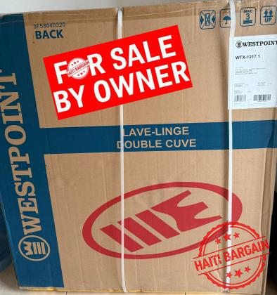 LAVE--LINGE DOUBLE CUVE