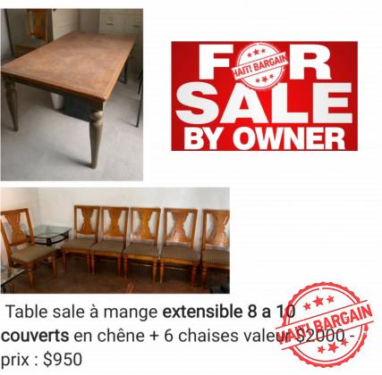 ARTICLES DIVERS * For Sale by OWNER *