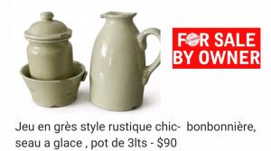 ARTICLES DIVERS * For Sale by OWNER *