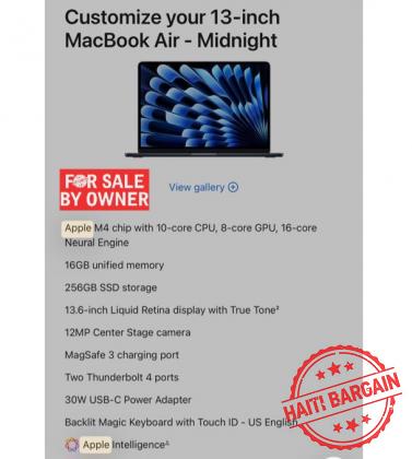 13-inch MacBook Air - Midnight