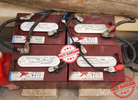 4 BATTERIES TROJAN A VENDRE