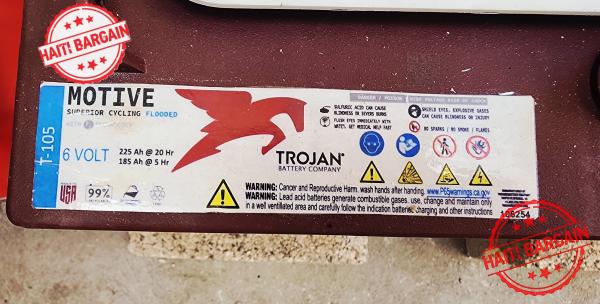 4 BATTERIES TROJAN A VENDRE