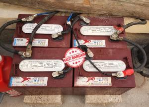 4 BATTERIES TROJAN A VENDRE