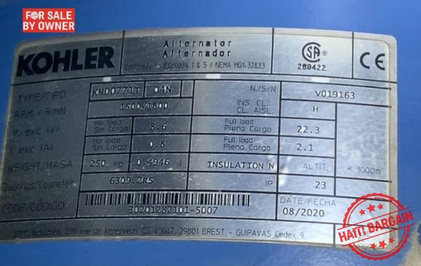 GENERATOR - 2020 SDMO 40 KW